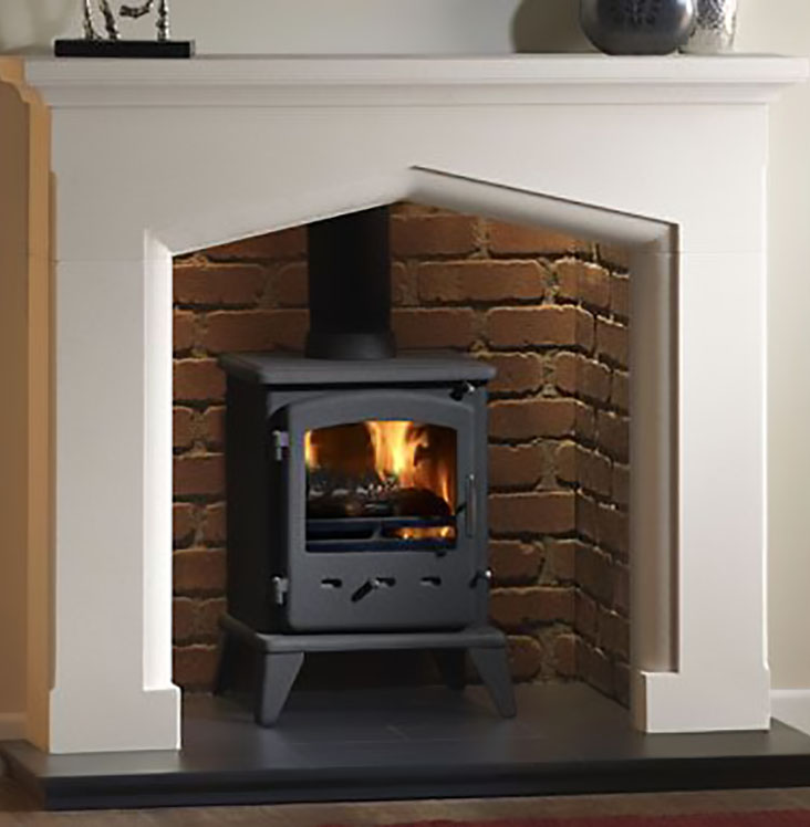 Swinford 48 inches stone contemporary fire