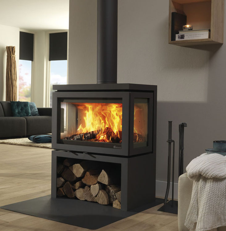 Dik Geurts - Vidar Triple Cassete inset stove