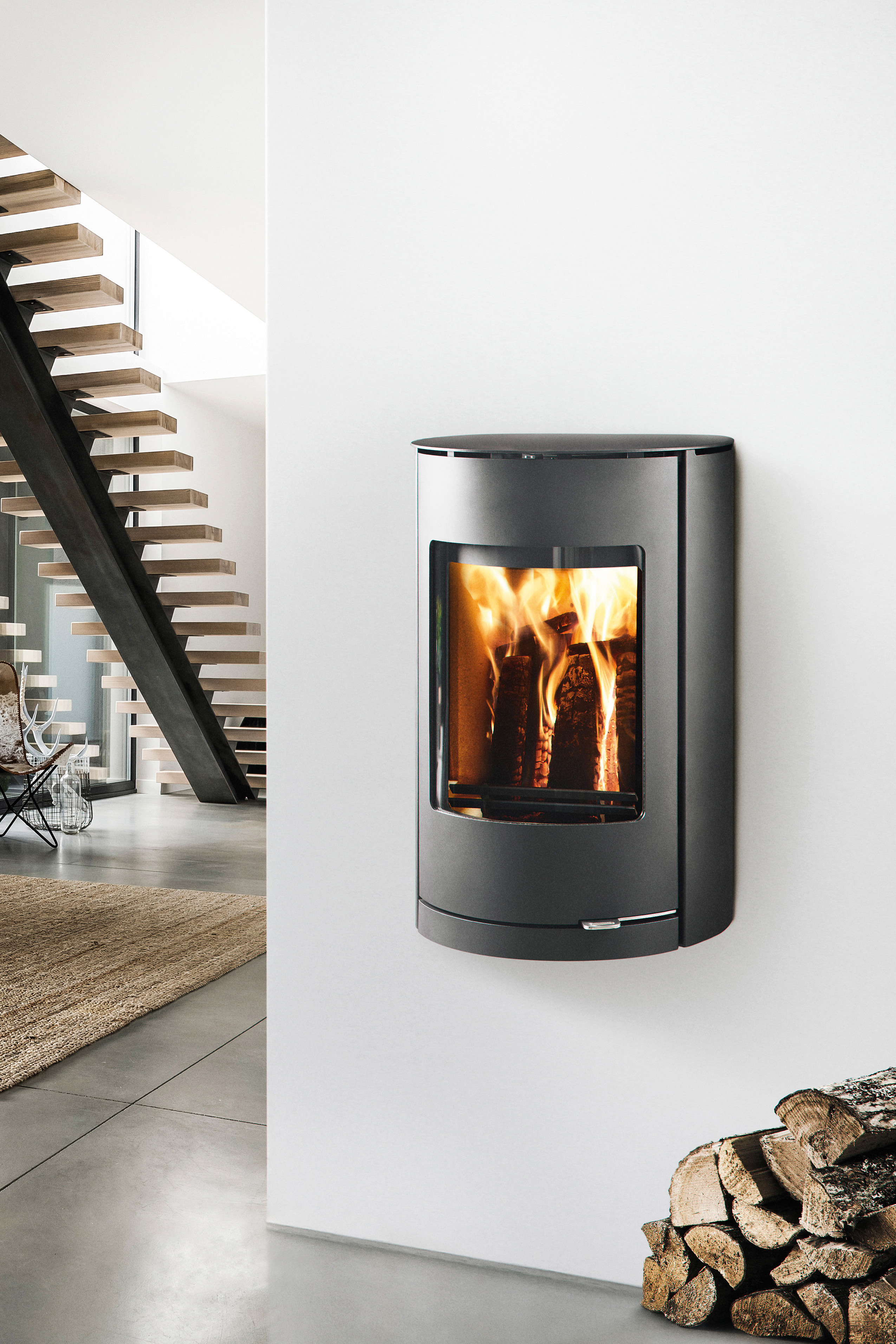 Westfire Uniq 36 Wall Hung Wood Burning Stove