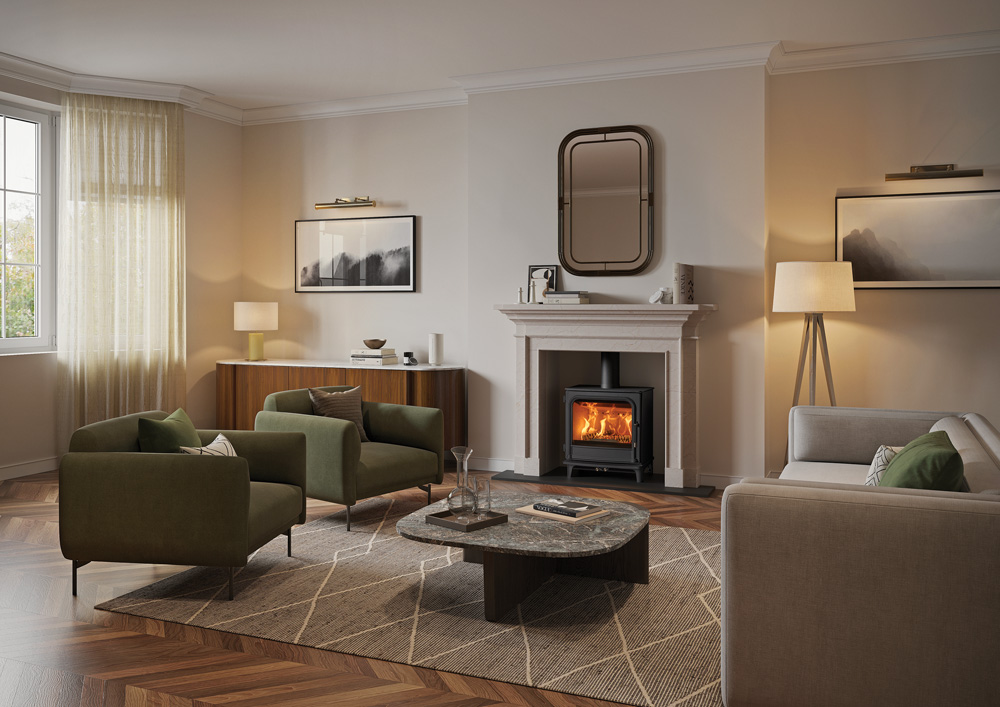 Onyx Athos 5 Wide Multi-Fuel Stove - Image 3