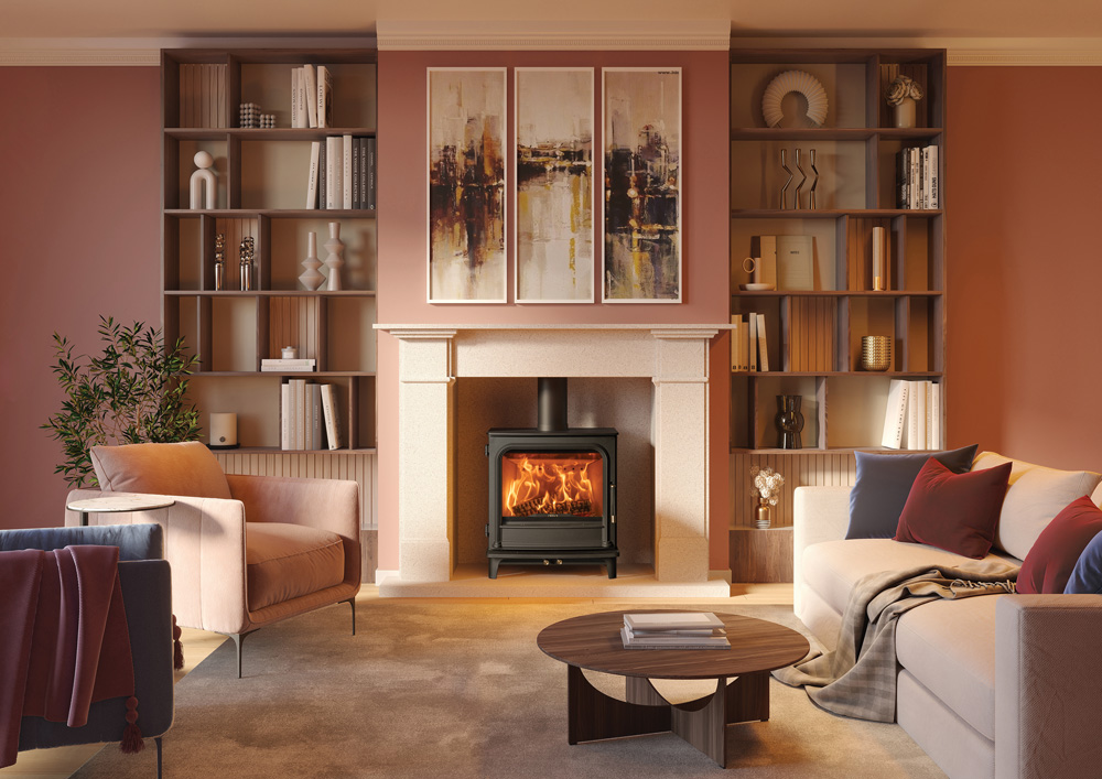 Onyx Athos 5 Wide Multi-Fuel Stove - Image 2