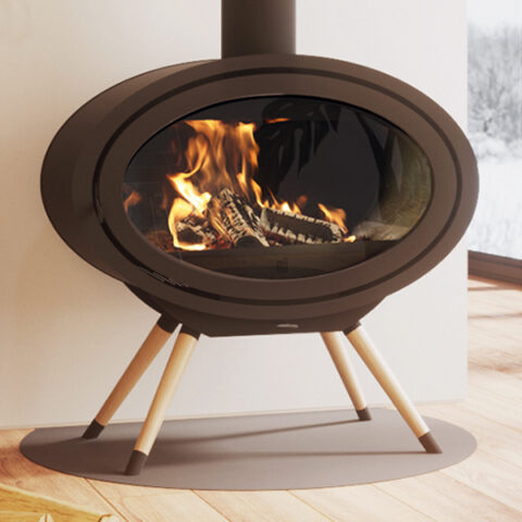 Dik Geurts Oval Wood Burning Stove