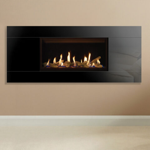 Gazco Studio 1 Slimline Glass Balanced Flue Gas Fire