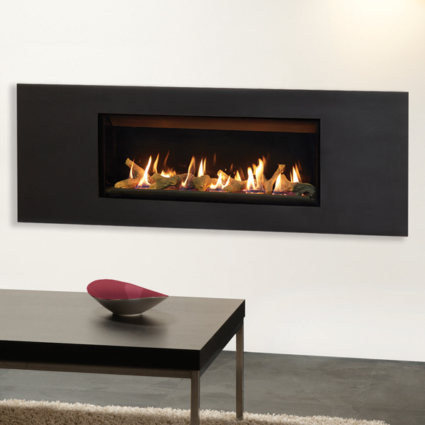 Gazco Studio 1 Slimline Steel 2 Balanced Flue Gas Fire