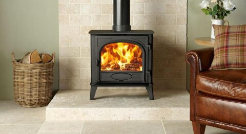 Stovax Stockton 8 Wood Burning Stove, Single Door