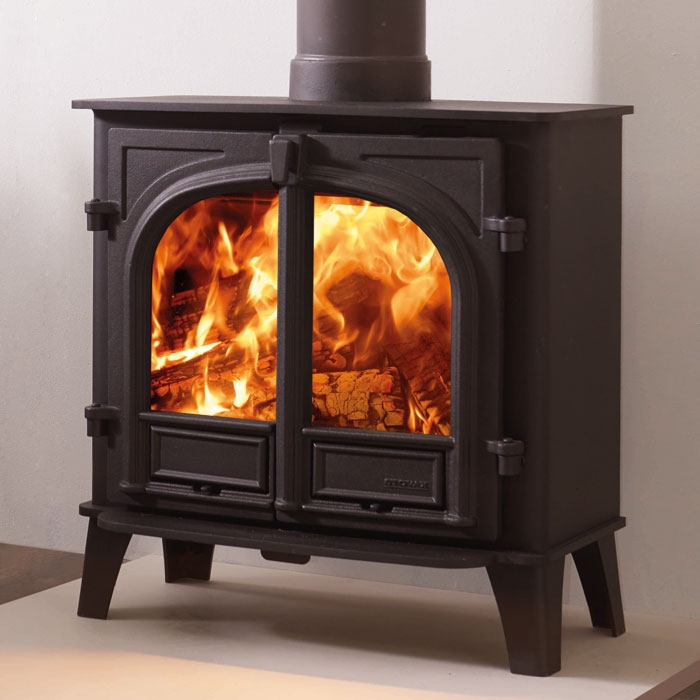 Stovax Stockton 5 Wide Multi Fuel Stove, Double Door